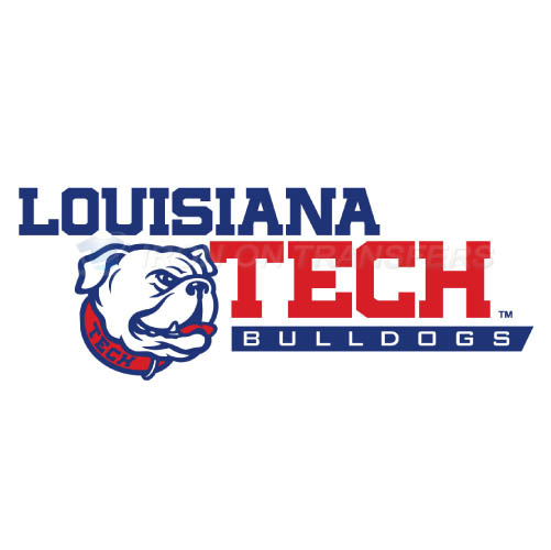 Louisiana Tech Bulldogs Logo T-shirts Iron On Transfers N4856 - Click Image to Close